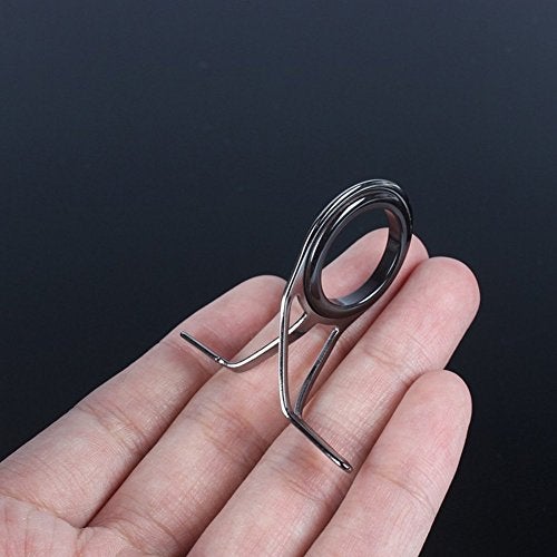 Honbay 7pcs Set Mixed Sizes Fishing Rod Eyes Guides Line Rings Repair Kit - Image 4