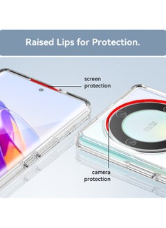 Techie Honor X9a TPU Soft Corner Ultra Slim Clear Case Shockproof Anti Fingerprint Transparent Protective Back Cover  - Image 3