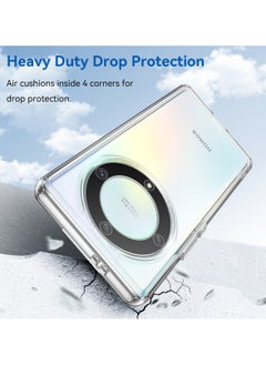 Techie Honor X9a TPU Soft Corner Ultra Slim Clear Case Shockproof Anti Fingerprint Transparent Protective Back Cover  - Image 4