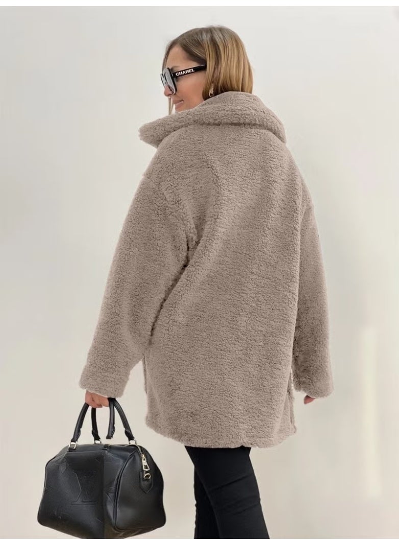 Barbora Plush Cozy Winter Jacket - Image 3