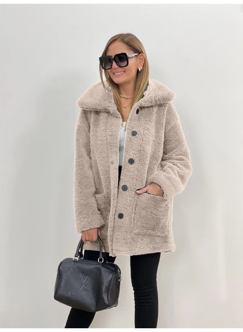 Barbora Plush Cozy Winter Jacket - Image 2