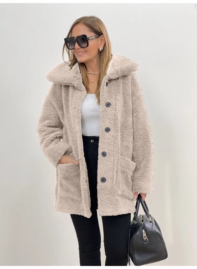 Barbora Plush Cozy Winter Jacket - Image 1