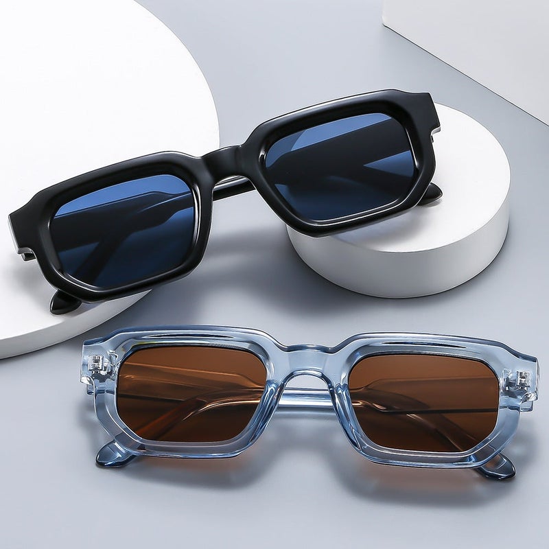 Box Sunglasses Vintage Square Thick Small Frame Fashion Sunglasses Women'S Sunglasses - Image 3