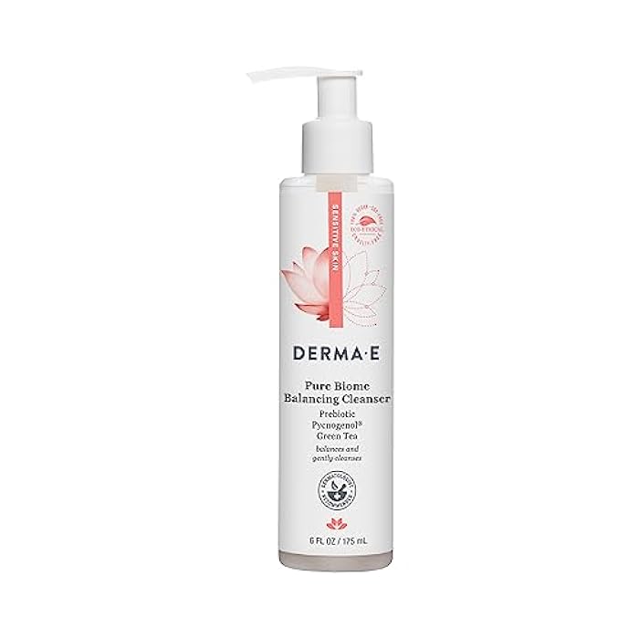 derma-e Derma E Pure Biome Balancing Cleanser- For Sensitive Skin Fragrance-Free, 6oz - Image 1