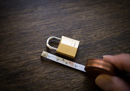 TEC Accessories Ti-Tape Retractable Mini Tape Measure - Imperial and Metric, 3 Foot User-Replaceable Small Measuring Tape - EDC, Pocket Size Keychain Clip (Copper Matte Finish) - Image 3