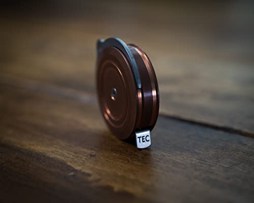 TEC Accessories Ti-Tape Retractable Mini Tape Measure - Imperial and Metric, 3 Foot User-Replaceable Small Measuring Tape - EDC, Pocket Size Keychain Clip (Copper Matte Finish) - Image 5