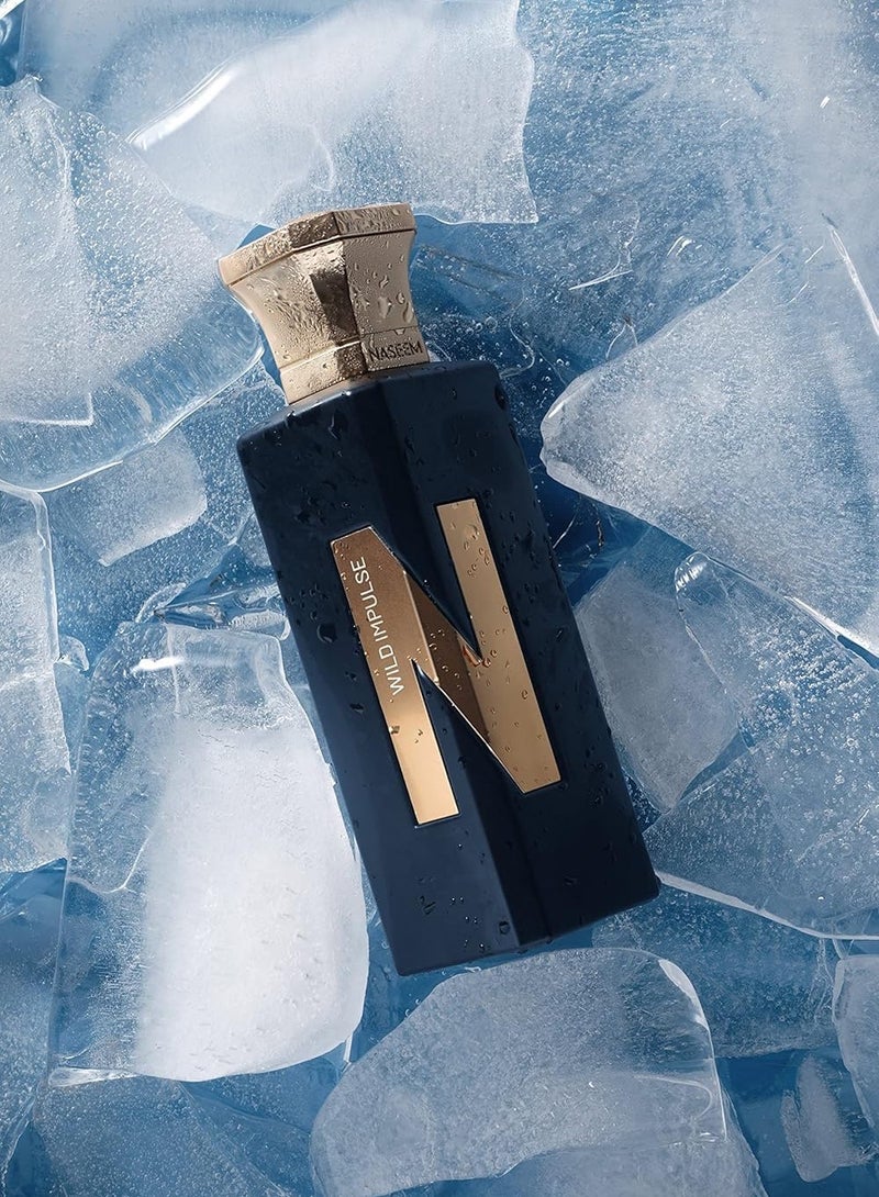 Naseem Perfumes Wild Impulse Aqua Perfume Subtle Tone Eau De Parfum For Men & Women 75 ml - Image 2