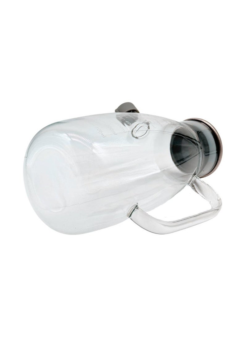 AL-GANNAS 1L Glass Oil Dispenser Bottle with Airtight Stainless Steel Lid - Image 5