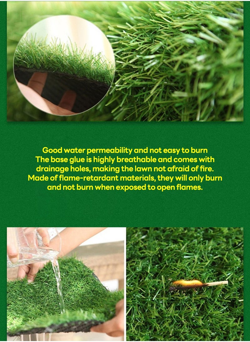Sharpdo - Artificial Lawn Carpet Artificial Turf Carpet Area Carpet Garden Decorative Carpet 100*400cm - Image 1