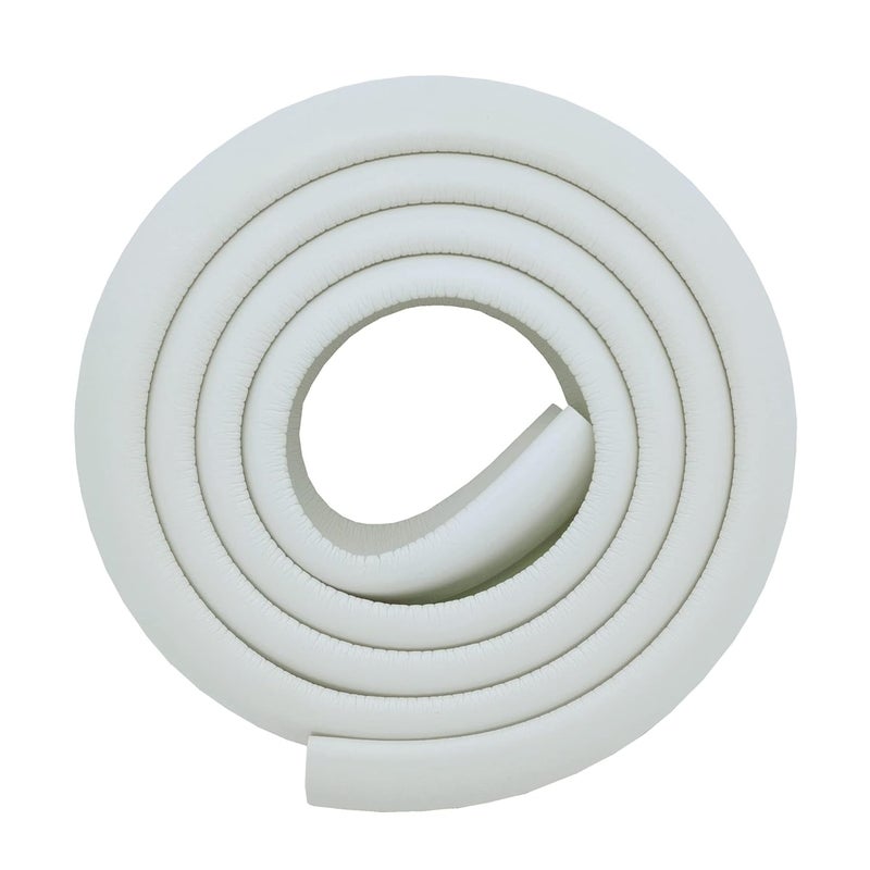 M2cbridge L Shape Extra Thick Furniture Table Edge Protectors Foam Baby Safety Bumper Guard 65 Ft Off White - Image 3