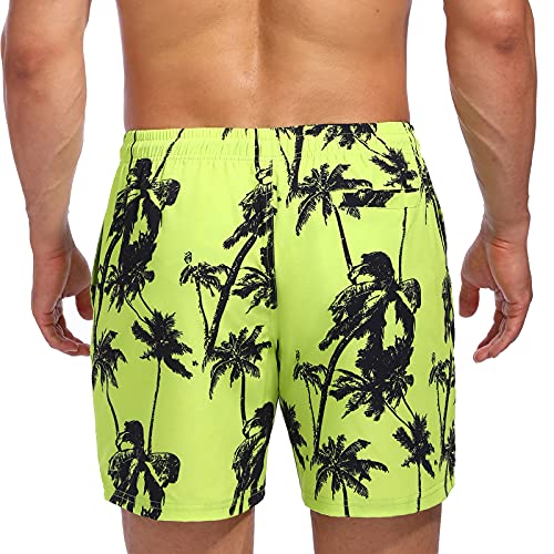 Biwisy Mens Swim Trunks with Mesh Lining Quick Dry Mens Swimwear Sports Shorts - Image 2