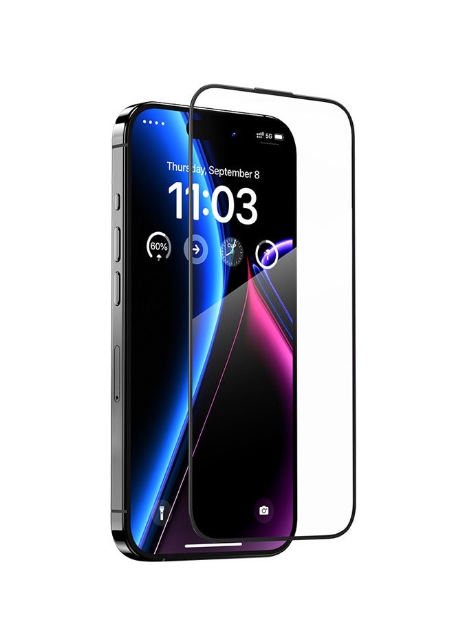 general iPhone 16 15 Screen Protector 6.1-Inch HD Clear, Easy Installation Frame,Scratch Resistant, Anti-Fingerprint, Bubble Free, 9H Tempered Glass Film - Image 1