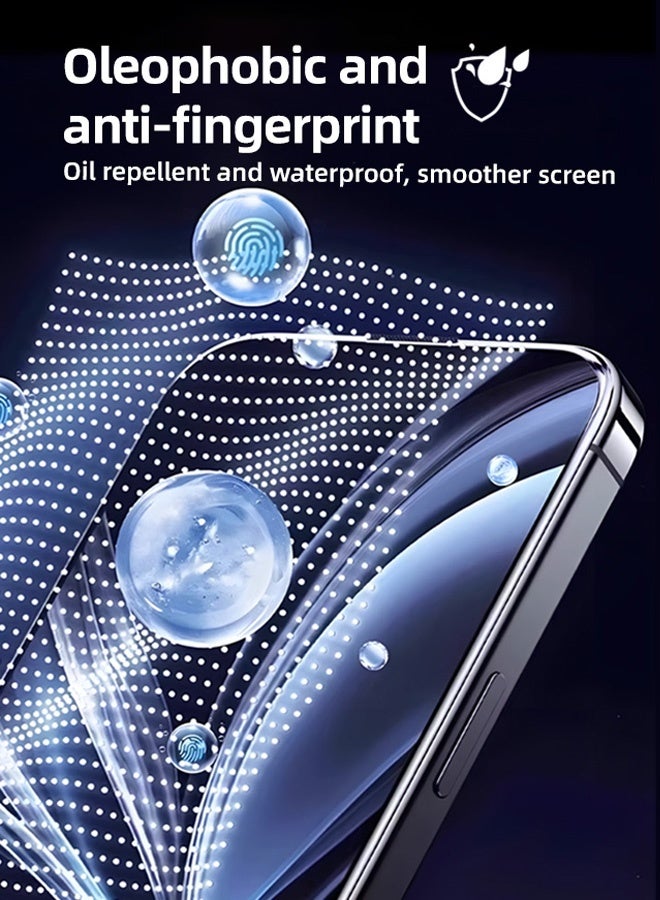 general iPhone 16 15 Screen Protector 6.1-Inch HD Clear, Easy Installation Frame,Scratch Resistant, Anti-Fingerprint, Bubble Free, 9H Tempered Glass Film - Image 3