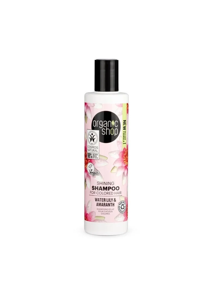 Organic Shop Organic Shop Water Lily & Amaranth Shining Shampoo, 280 ml