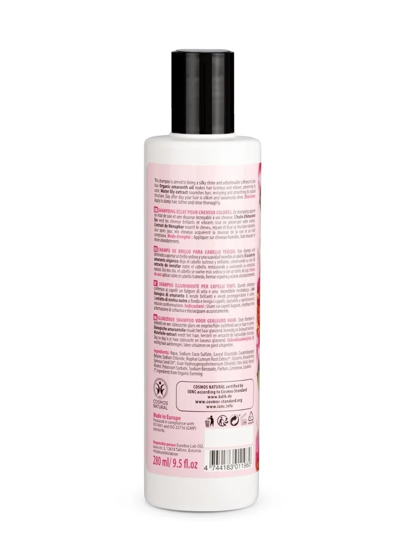 Organic Shop  Organic Shop Water Lily & Amaranth Shining Shampoo for Colored Hair, 280 ml  | Best Price UAE