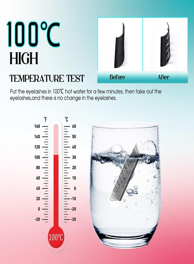 GEMERRY W Eyelash Extensions 3D Premade Fans W Lashes 0.07 C Curl Matte Black W Shaped Volume Fans Easy Fan Lash Extensions by GEMERRY(0.07-C-8-14) - Image 3