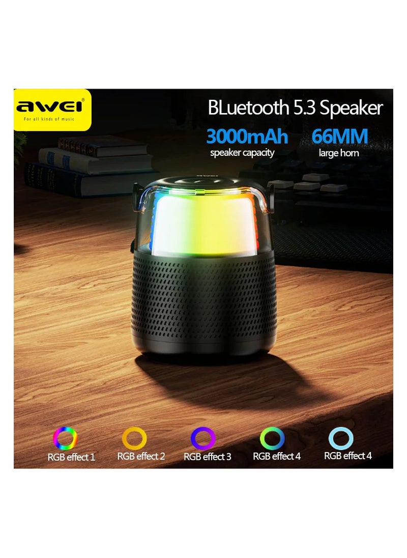 BLUETOOTH KARAOKE SPEAKER COLORFUL LIGHT Y387