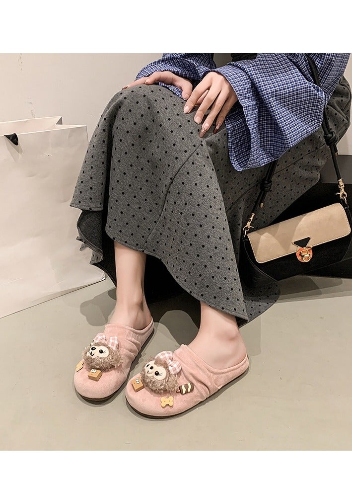 Cute Cartoon Fashionable Versatile Baotou Slippers  - Image 2