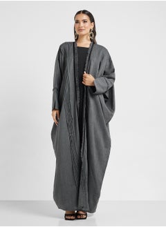 hayas closet Open front Cape sleeve abaya  - Image 5