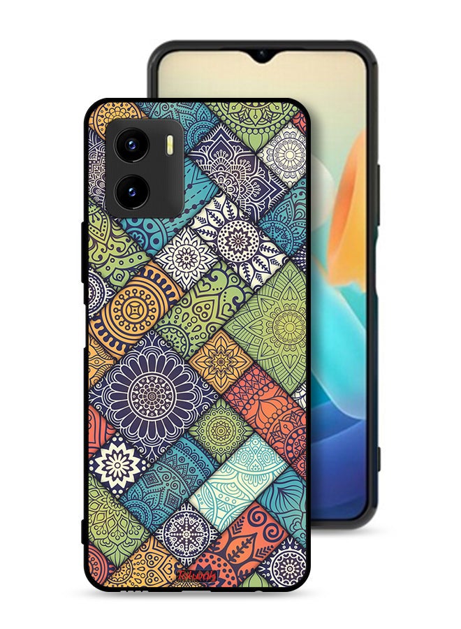 Tolwak Vivo Y15s Protective Case Cover Mandala Pattern - Image 1