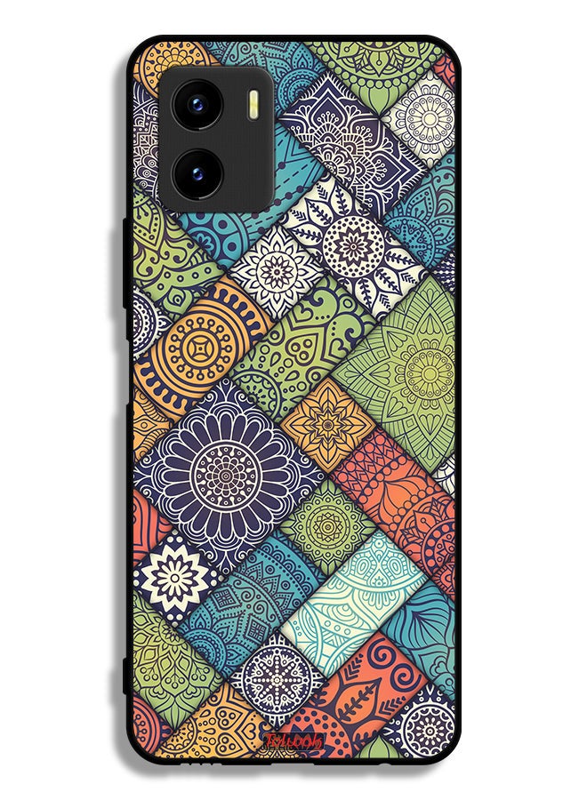Tolwak Vivo Y15s Protective Case Cover Mandala Pattern - Image 2