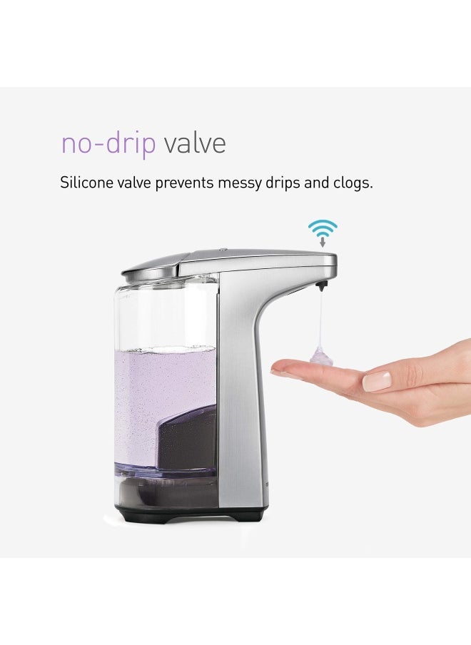 simplehuman - St1018 237Ml Automatic Hand Motion Liquid Soap Dispenser Volume Control White Plastic - Image 1