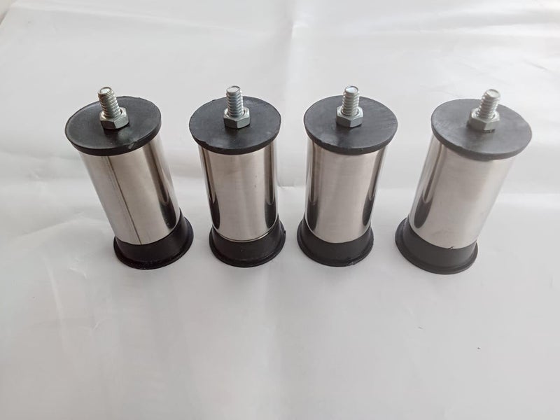 PREETENCY 4Pieces Anti Skid for All Brand LPG StoveAnti Slip LPG Stove Legs Best Combination Plastic and Stainless Steel 3 Inche Size  - Image 2