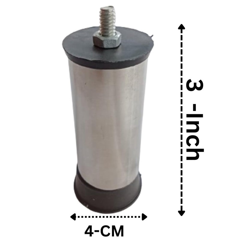 PREETENCY 4Pieces Anti Skid for All Brand LPG StoveAnti Slip LPG Stove Legs Best Combination Plastic and Stainless Steel 3 Inche Size  - Image 3