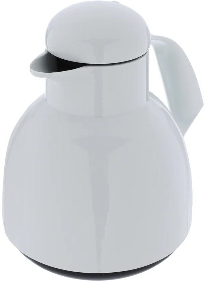 helios thermos, 1 liter, thermal glass inner container, plastic outer shell - gray - Image 3