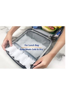 HOFEESEA 6 Sheets Shipping Cold Pack Ice Pack Sheets Dry Ice Packs Freezer Packs for Shipping Food Keep Food Fresh Beverage Cold  - Image 3