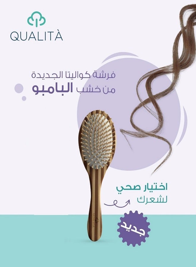 كواليتا فرشاة فك تشابك الشعر وتصفيفه 3×1 - Image 2