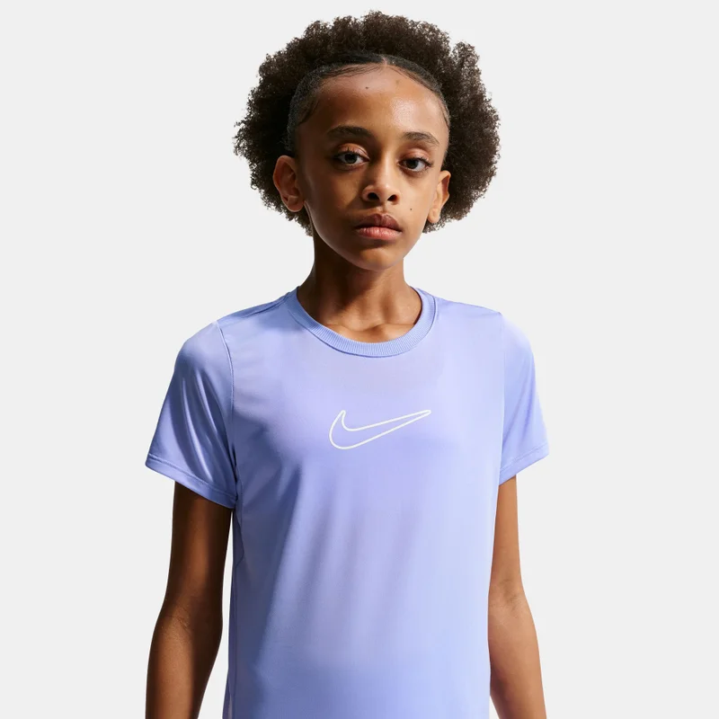 Nike Purple Kids' One Dri-FIT Top  | Best Price UAE