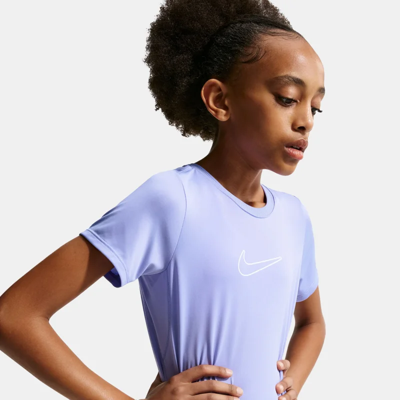 Nike Purple Kids' One Dri-FIT Top  | Best Price UAE