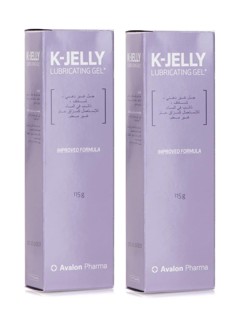 Avalon Pharma Avalon Pharma K-JELLY Lubricant Gel 115G 2PCS  - Image 1