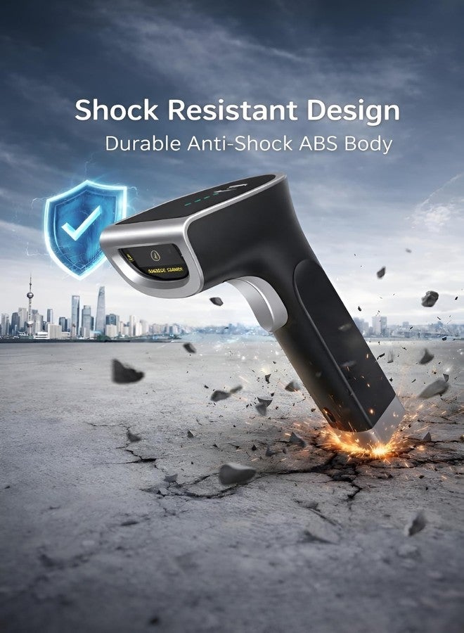 Fronix FB1200W Wireless Barcode Scanner |Aim and Shoot Trigger |1D Linear Imager to Scanner |Express Scan Speed of 350 scans per Second|Plug and Play|2500 Pixels|1D CCD Imaging Technology| - Image 5