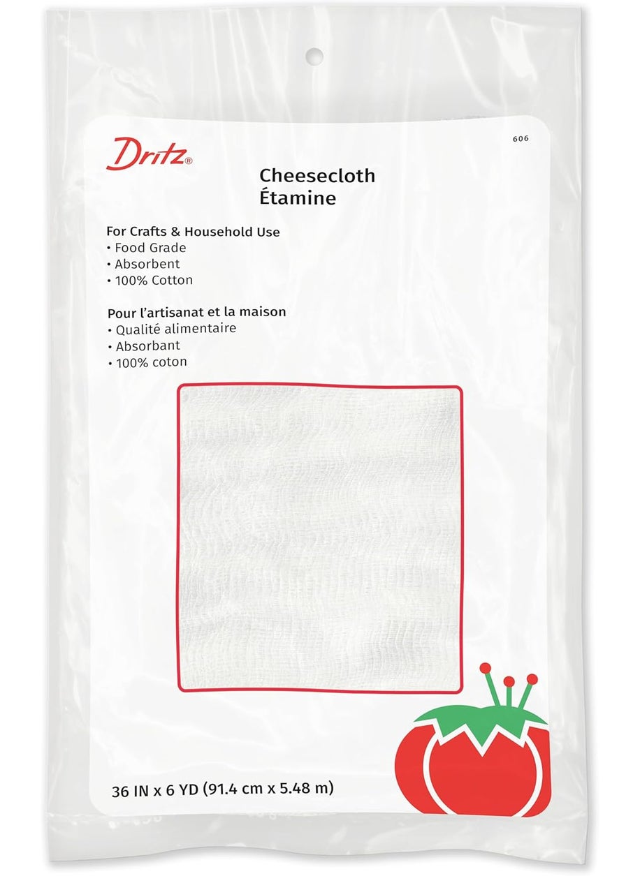 Dritz Dritz 606 Cheesecloth Food Grade 10 36Inch x 6Yards  White  - Image 1