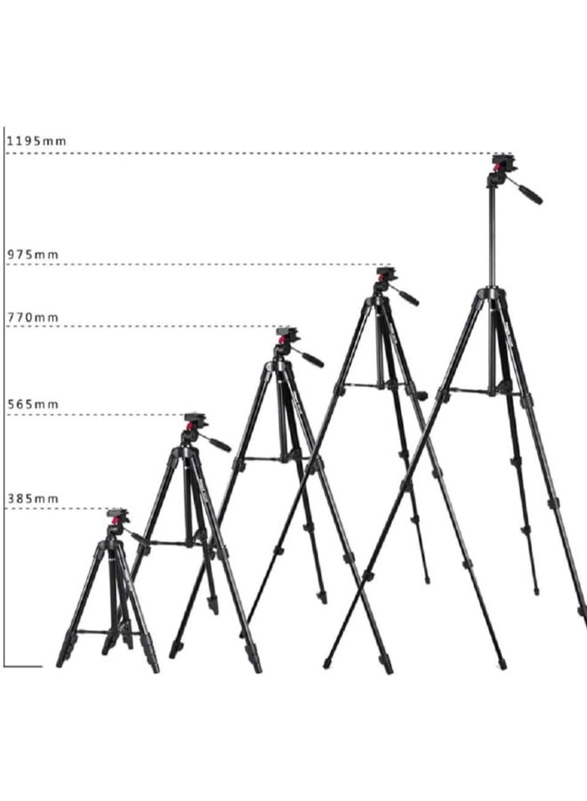 Fotopro Renewed - DIGI-3400 Aluminum Photo/Video Tripod with Multi-Function Head - Image 2