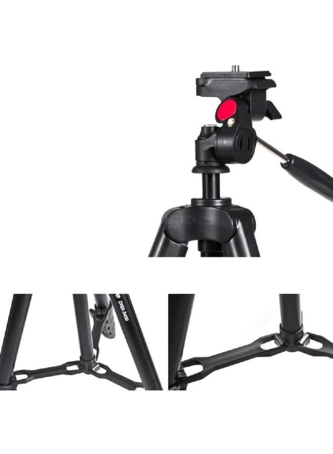 Fotopro Renewed - DIGI-3400 Aluminum Photo/Video Tripod with Multi-Function Head - Image 5