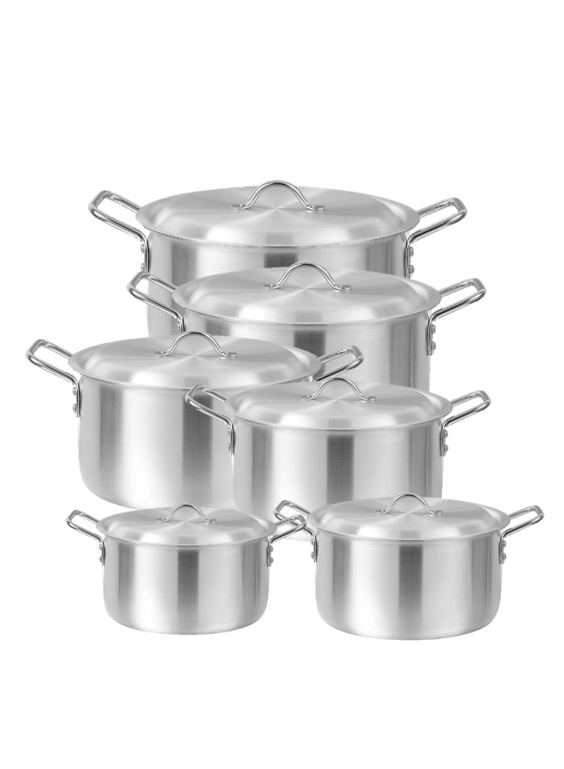 برايت طقم قدور المنيوم 12 قطع - Image 1