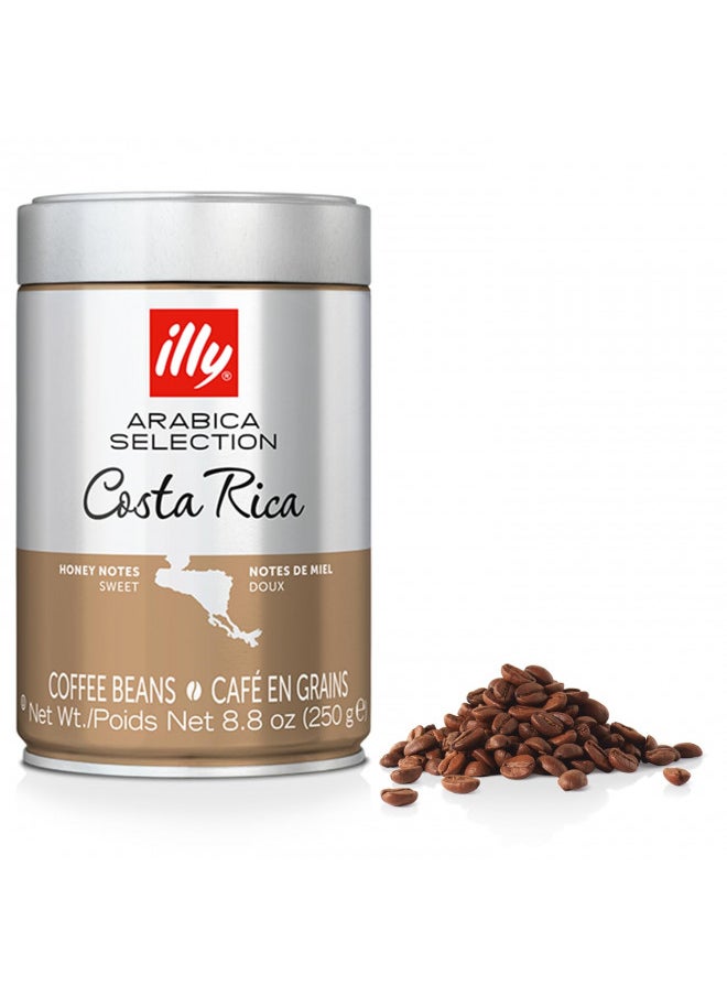 Illy illy Coffee, Arabica Selection Whole Bean Costa Rica, Single Origin, 100% Arabica Coffee, All-Natural, No Preservatives, 250g (Pack of 1)  - Image 1