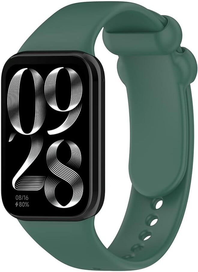 FASHION MANIA حزام بديل لساعة Redmi Watch 4 Xiaomi Mi Band 8 Pro حزام سيليكون مرن 