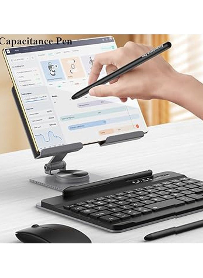 Mobile Office Set for Huawei Mate XT Ultimate (2024),with Bluetooth Removable Keyboard u0026 360° Metal Foldable Rotating Stand u0026 Wireless Mouse u0026 Pen and Pen Slot - Image 2