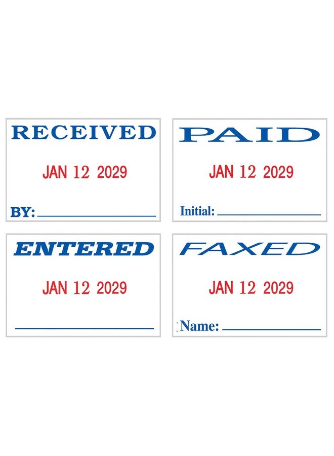 COSCO 2000 Plus 065005 Economy Message Dater, 4 Messages, Red/Blue, 1 3/4 X 15/16 - Image 3