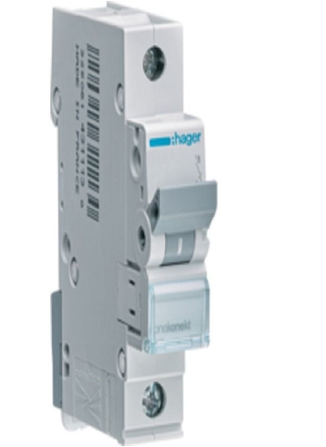 40A Single Pole MCB 10kA Hager