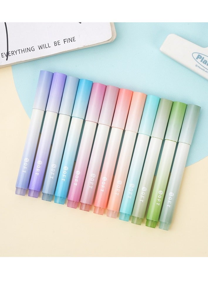 Generic Four-piece highlighter set, assorted colors, biblical highlighters and pens without bleed, aesthetic highlighters with soft chisel tips, cute highlighters, bible study supplies and aesthetic school supplies  - Image 3