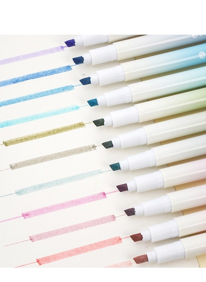 Generic Four-piece highlighter set, assorted colors, biblical highlighters and pens without bleed, aesthetic highlighters with soft chisel tips, cute highlighters, bible study supplies and aesthetic school supplies  - Image 5