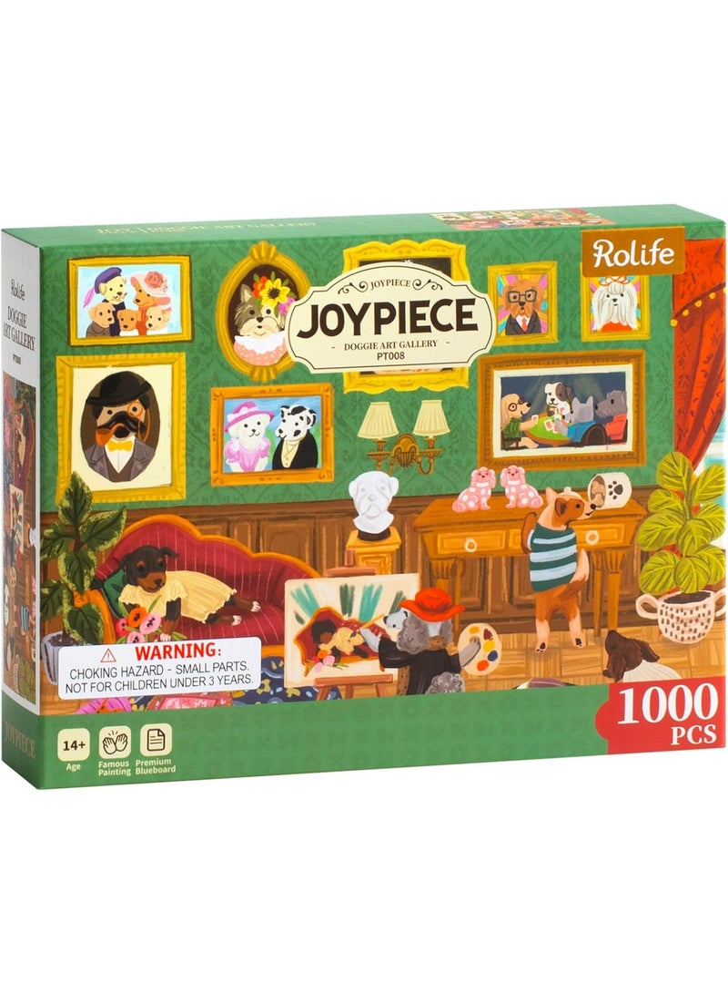 روبوتايم روليف معرض فنون الكلاب - لغز مكون من 1000 قطعة PT008 - Image 4