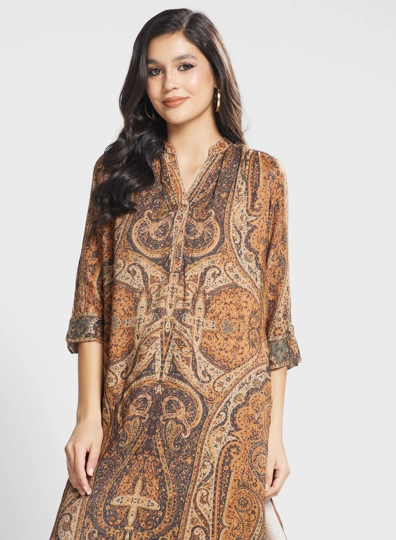 Biba Printed Suit and pant set