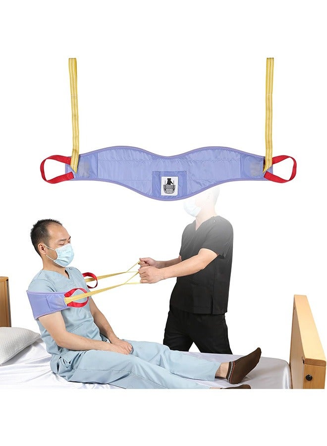 Ehucon Transfer Sling for Elderly/Disabled,Transfer Belt with Handles,Easy Transfer Belts for Lifting Seniors,Safely Move from Bed and Wheelchair, Patient Care Lifting Sling - Image 1