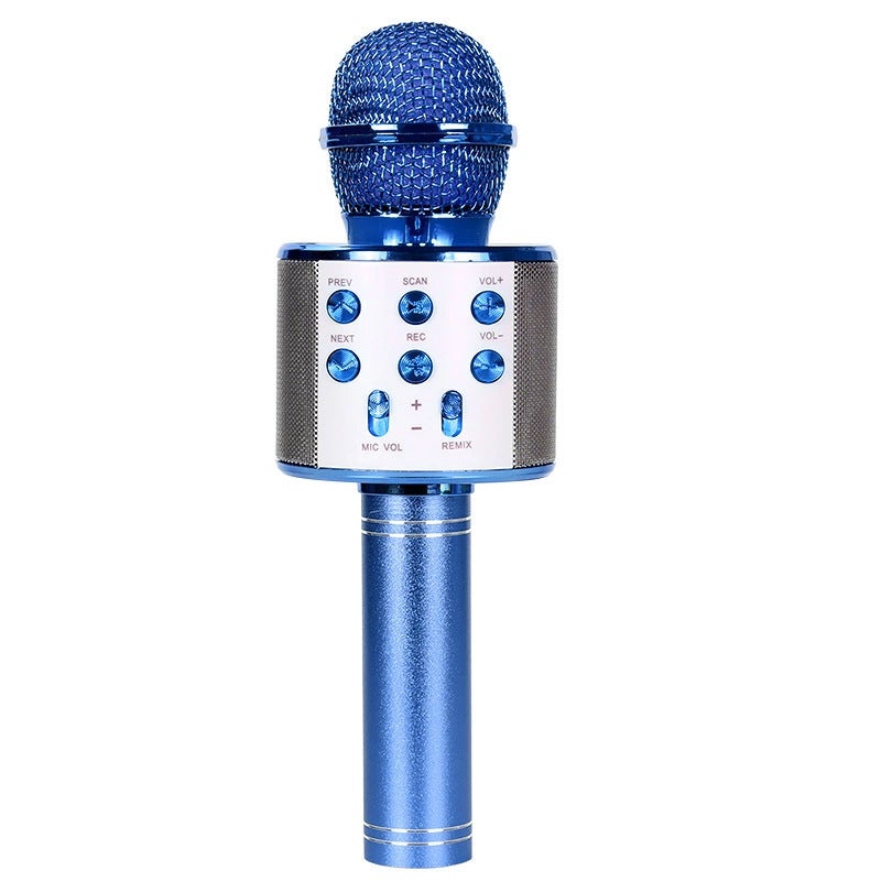 Ws858 Wireless Bluetooth Mobile Phone Karaoke Microphone Treasure Microphone Speaker Ktv Integrated Generation - Image 1